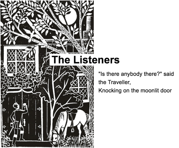 listeners-poem-title